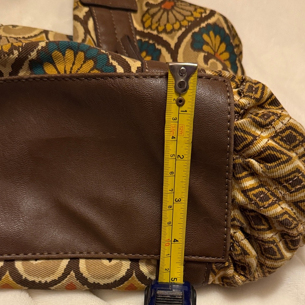 Vintage Relic Brown and Yellow Floral Shoulder Bag - Picture 7 of 7